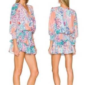 Amanda uprichard Arber  mini dress papillon butterfly print
